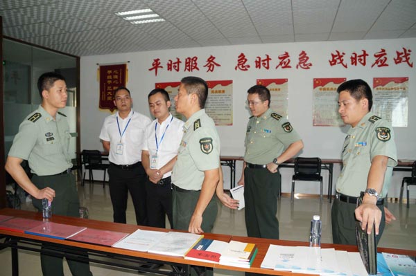 2016年7月20日省軍區領導檢查